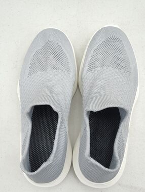 Amazon Women's Slip-On Knit Sneakers - Light Gray